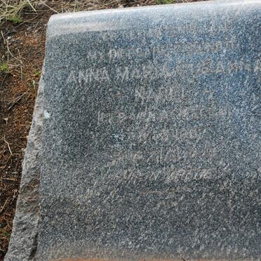 NAGEL Anna Maria Susanna nee ? 1867-