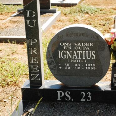 PREEZ Ignatius, du 1915-1999