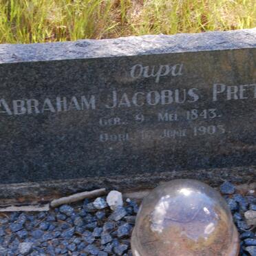 PRETORIUS Abraham Jacobus 1843-1903