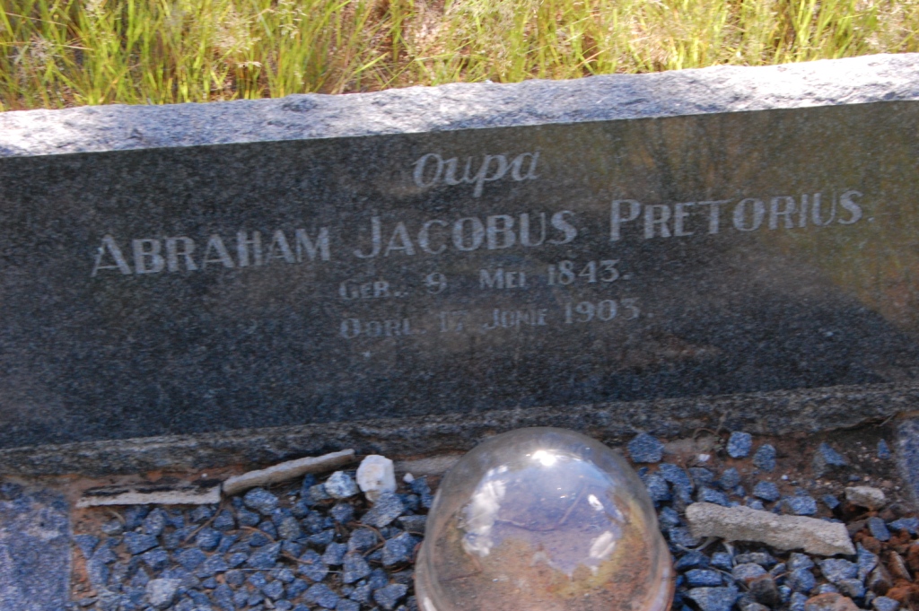 PRETORIUS Abraham Jacobus 1843-1903