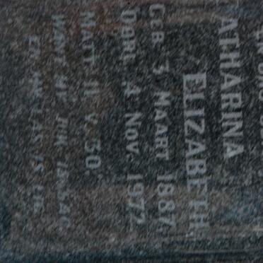 RENSBURG Jacob Daniel, van 1887-1961 &amp; Catharina Elizabeth 1887-1972