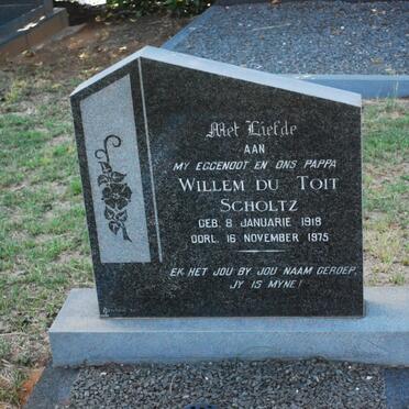SCHOLTZ Willem du Toit 1918-1975