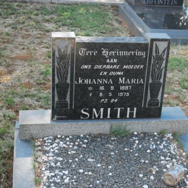 SMITH Johanna Maria 1887-1975