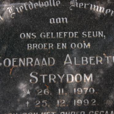 STRYDOM Coenraad Albertus 1970-1992