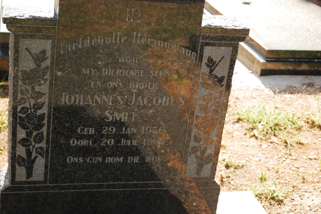 SMIT Johannes Jacobus 1936-196?