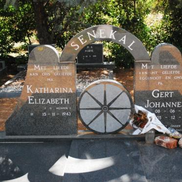 SENEKAL Gert Johannes 1941-1991 &amp; Katharina Elizabeth 1943-