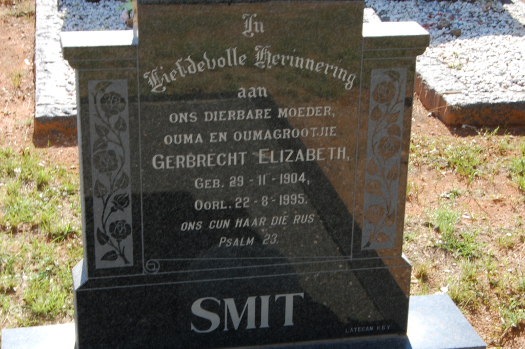 SMIT Gerbrecht Elizabeth 1904-1995