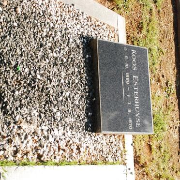 ESTERHUYSE Koos 1888-1970