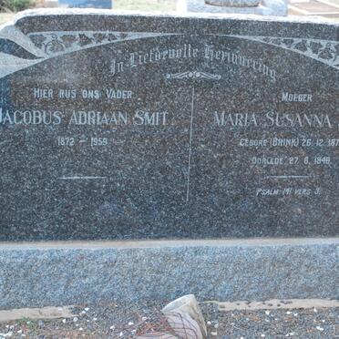 SMIT Jacobus Adriaan 1872-1959 &amp; Maria Susanna BRINK 1873-1948