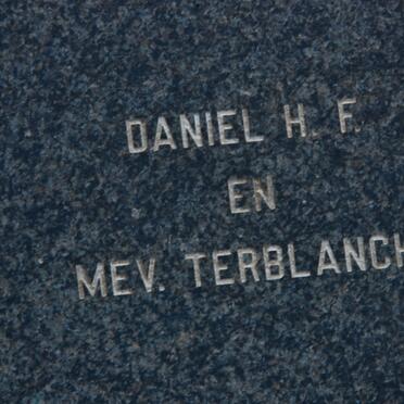 TERBLANCHE Daniel H.F. en Mev.