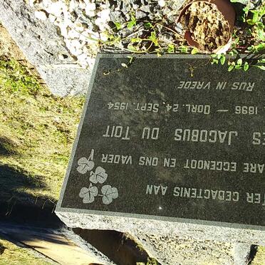 TOIT Johannes Jacobus, du 1896-1954