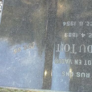 TOIT W.H., du 1889-1954