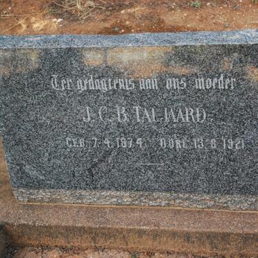 TALJAARD J.C.B. 1874-1921