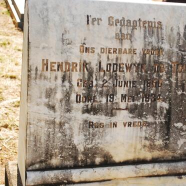 TOIT Hendrik Lodewyk, du 1856-1934