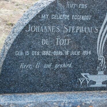 TOIT Johannes Stephanus, du 1882-1954