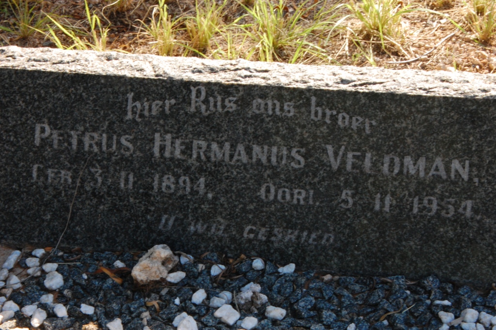 VELDMAN Petrus Hermanus 1894-1954