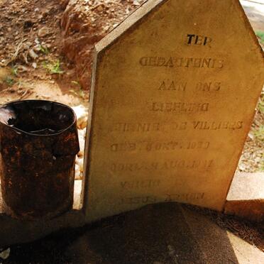 VILLIERS Jinnie, de 1920-19?7