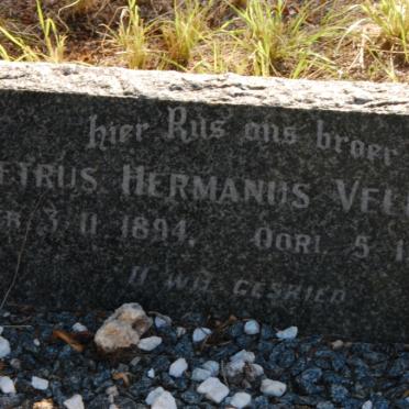 VELDMAN Petrus Hermanus 1894-1954