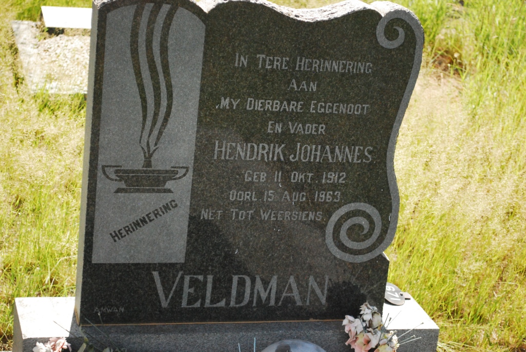 VELDMAN Hendrik Johannes 1912-1963