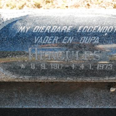 VILJOEN Hercules 1917-1973 &amp; Martha Louisa 1923-1995
