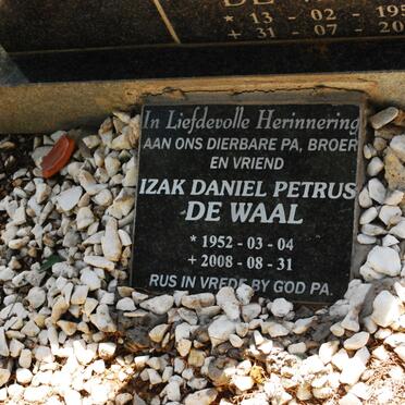 WAAL Izak Daniel Petrus, de 1952-2008