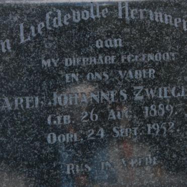 ZWIEGELAAR Carel Johannes 1889-1952