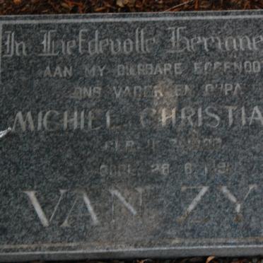 ZYL Michiel Christiaan, van