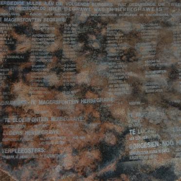 5. Anglo Boer War - Burgher monument