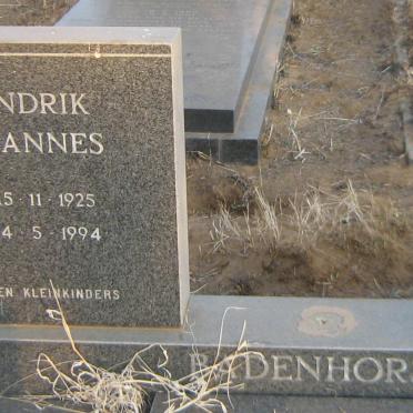 BADENHORST Hendrik Johannes 1925-1994 &amp; Hermina Jacoba PIENAAR 1929-1986