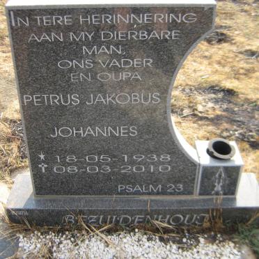 BEZUIDENHOUT Petrus Jakobus Johannes 1938-2010