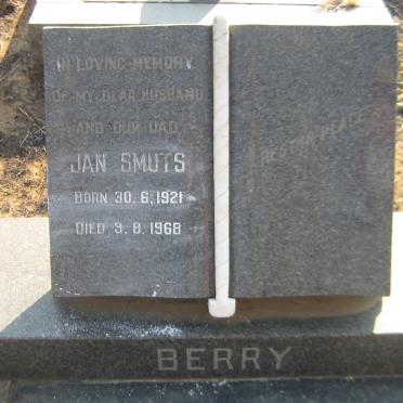 BERRY Jan Smuts 1921-1968