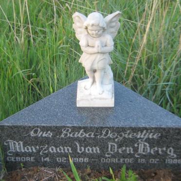 BERG Marzaan, van den 1986-1986