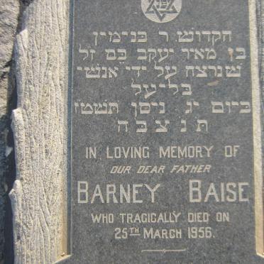 BAISE Barney -1956