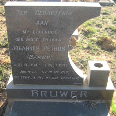 BRUWER Johannes Petrus 1914-1977