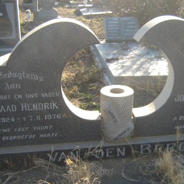 BERG Coenrad Hendrik, van den 1924-1976 &amp; Johanna Gertruida DELPORT 1925-1991