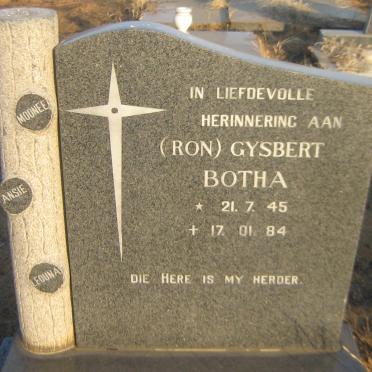 BOTHA Gysbert 1945-1984