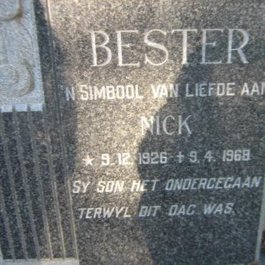 BESTER Nick 1926-1968