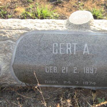 COETSEE Gert A. 1897-1974 &amp; Maria M.J. 1906-1989