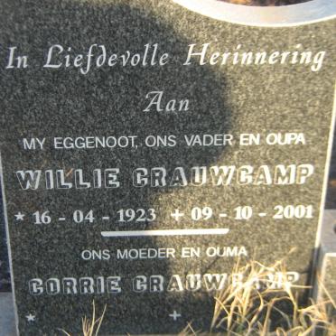 CRAUWCAMP Willie 1923-2001 &amp; Corrie