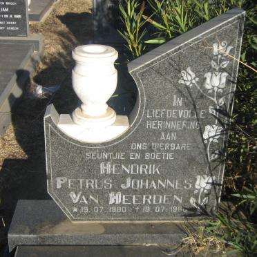 HEERDEN Hendrik Petrus Johannes, van 1980-1980
