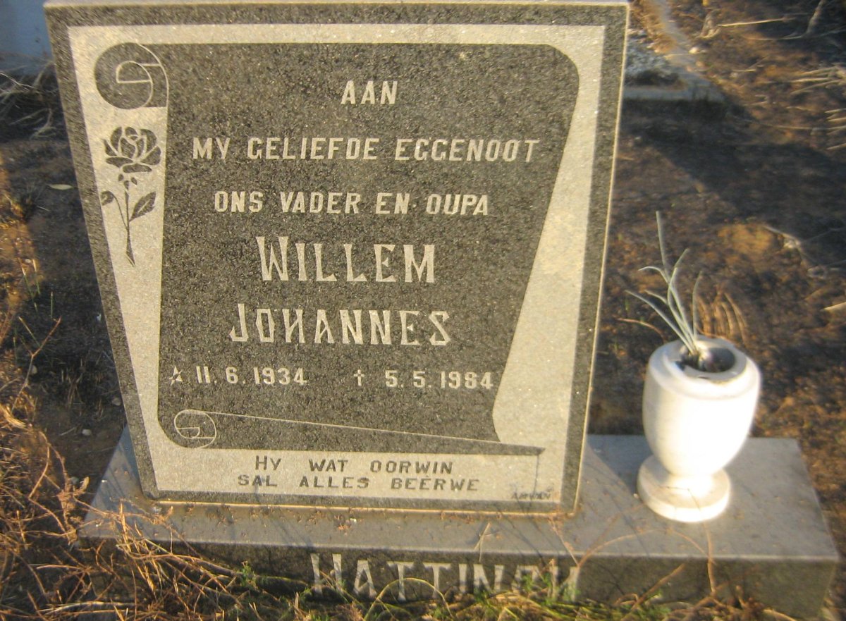 HATTING Willem Johannes 1934-1984