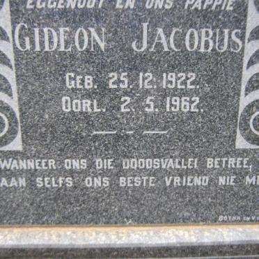 HOON Gideon Jacobus 1922-1962