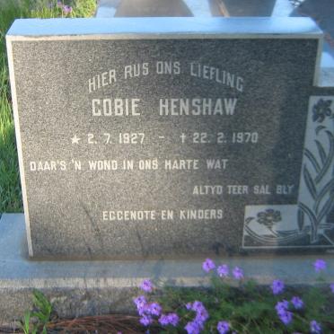 HENSHAW Cobie 1927-1970