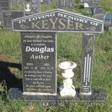 KEYSER Douglas Auther 1925-1995