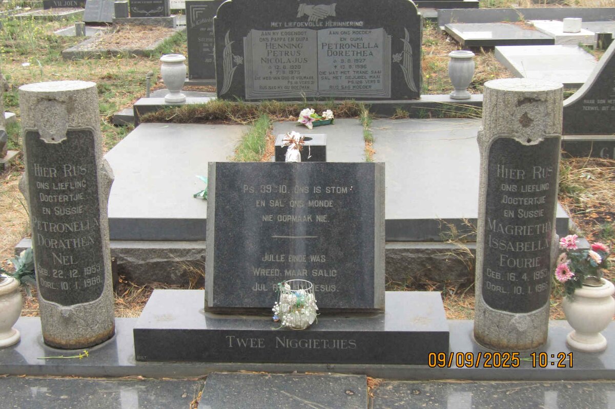 NEL Petronella Dorathea 1953-1966 :: FOURIE Magrietha Issabella 1953-1966