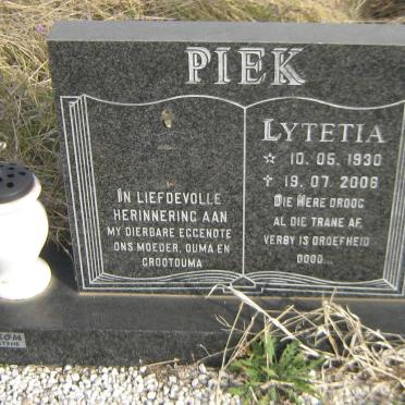 PIEK Lytetia 1930-2006