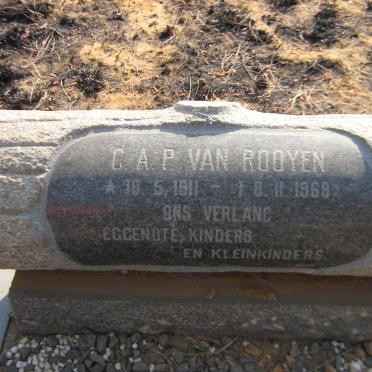 ROOYEN G.A.P., van 1911-1968