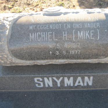 SNYMAN Michiel H. 1917-1977