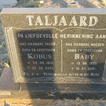 TALJAARD Kobus 1913-2002 &amp; Baby 1925-2001