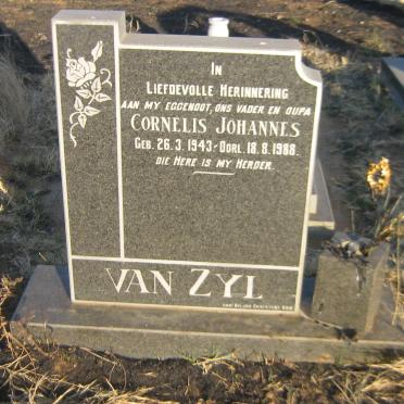 ZYL Cornelis Johannes, van 1943-1988